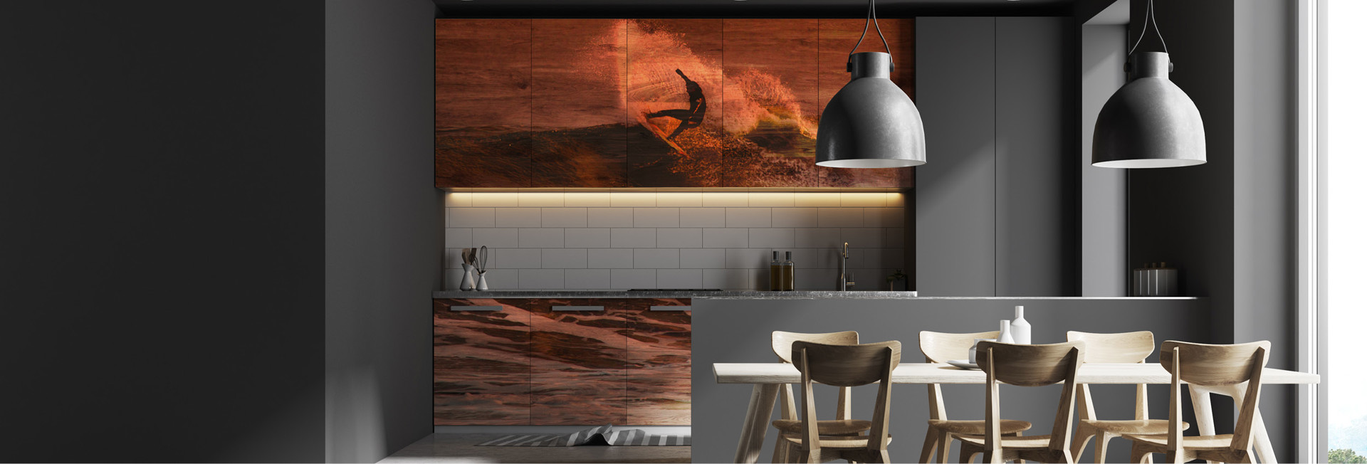 Industrielle Dekoration