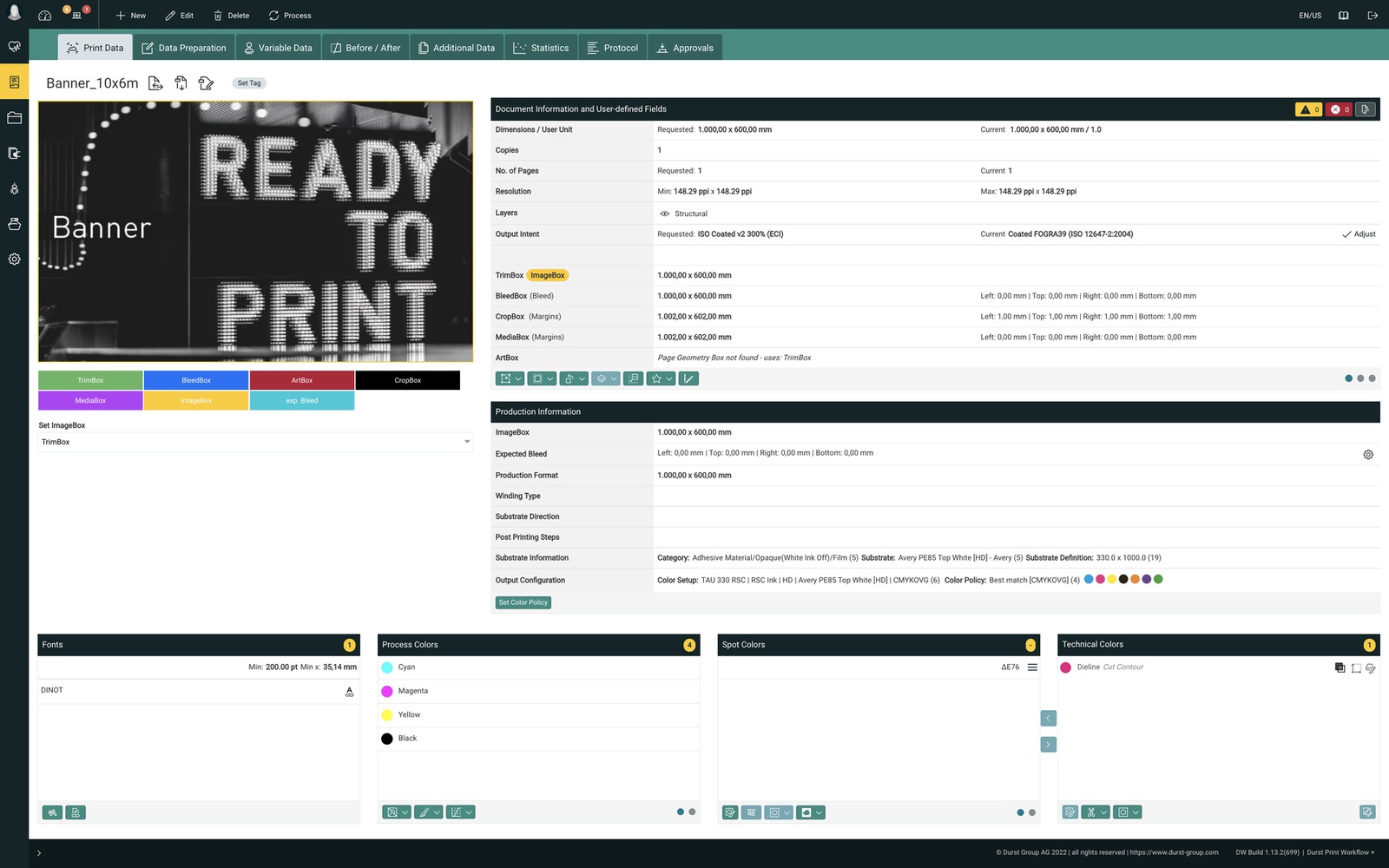Durst PRINT and PREPRESS WORKFLOW TRAINING