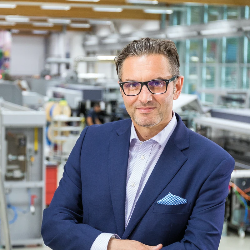 Christoph Gamper, CEO and co-owner of the Durst Group